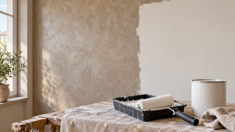 Come coprire lo stucco veneziano senza rimuoverlo: il metodo più semplice
